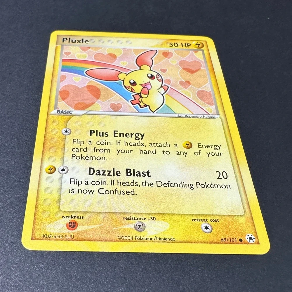 Pokemon TCG Plusle EX Hidden Legends Common 69/101 Near Mint Condition